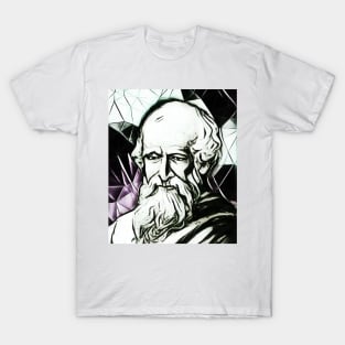 Archimedes Black and White Portrait | Archimedes Artwork 3 T-Shirt